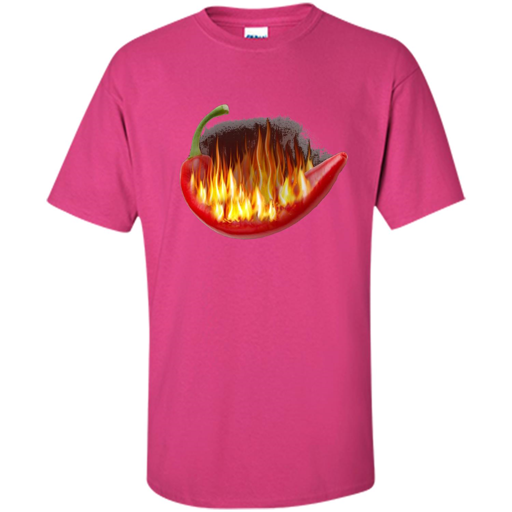 Hot Pepper On Fire T-shirt Heliconia