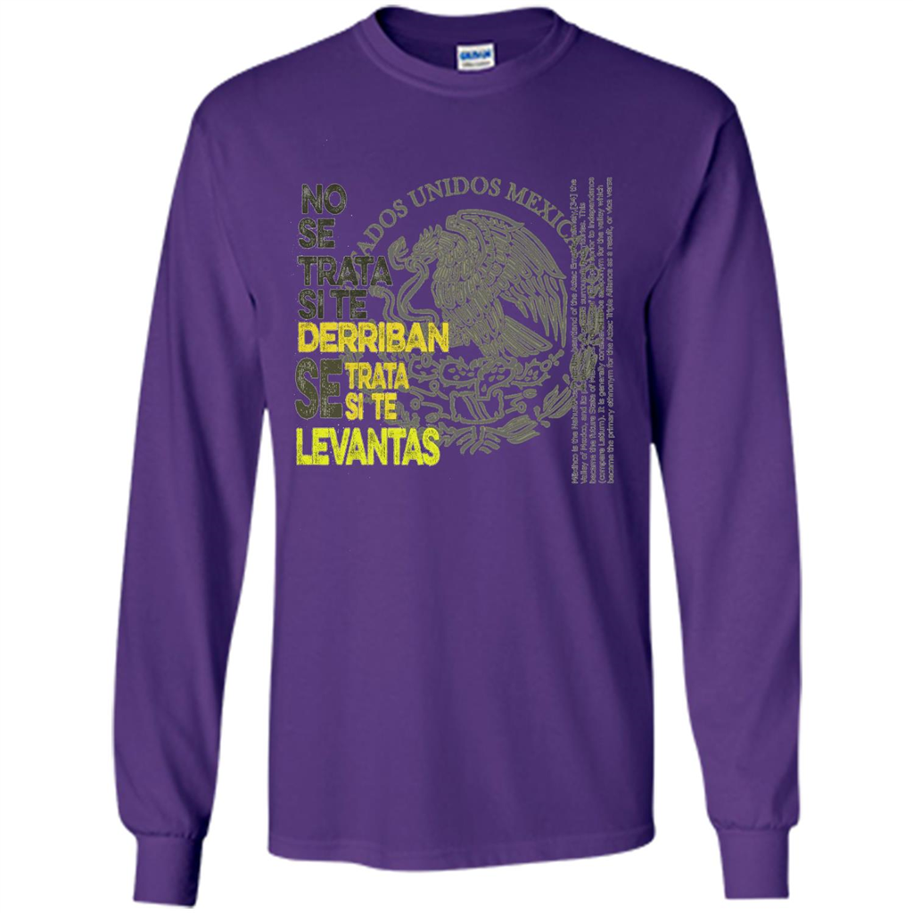 Mexican Pride With A Positive Message T-Shirt Purple