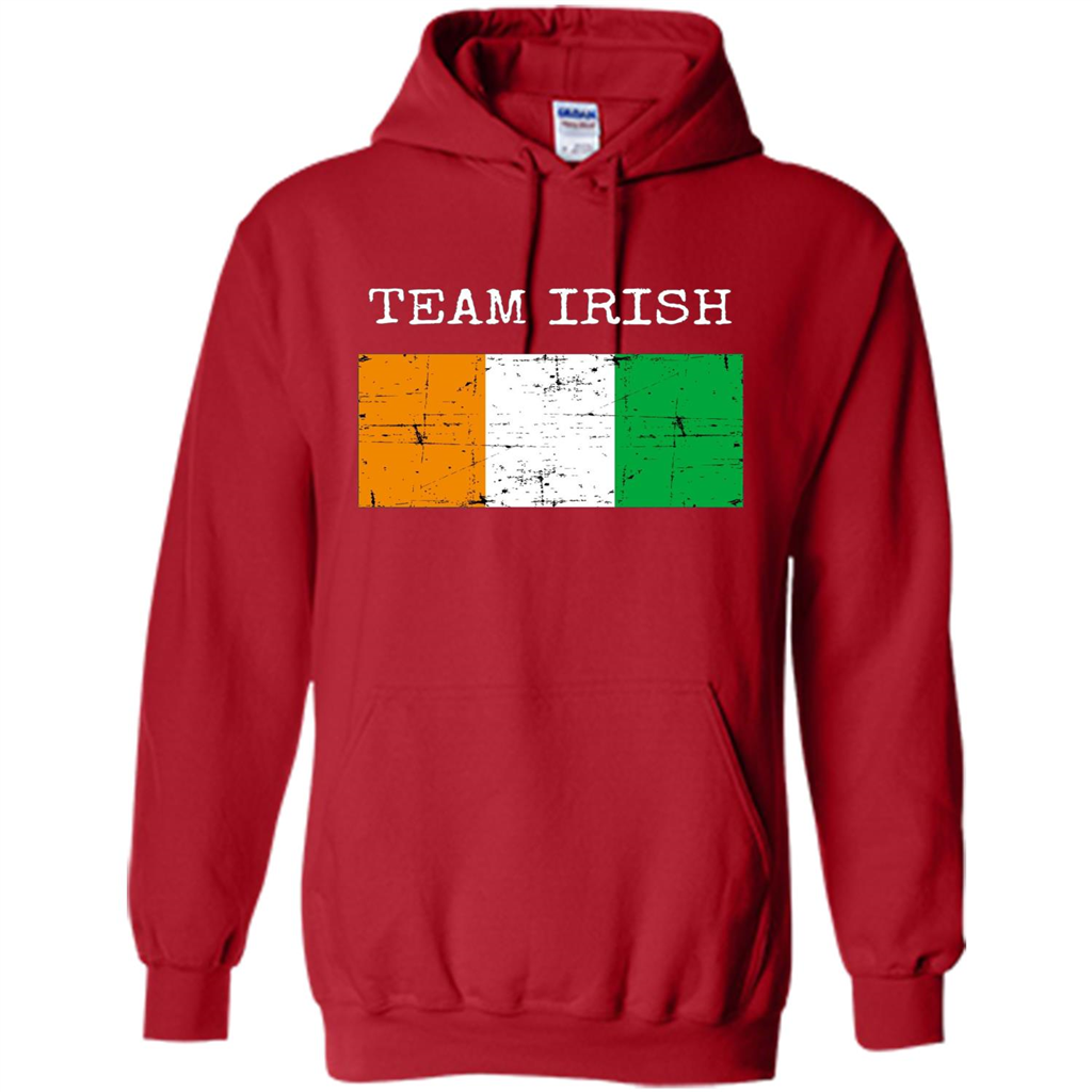 Irish Clothing Irish Flag Shirt Fighting Team T-shirt Red