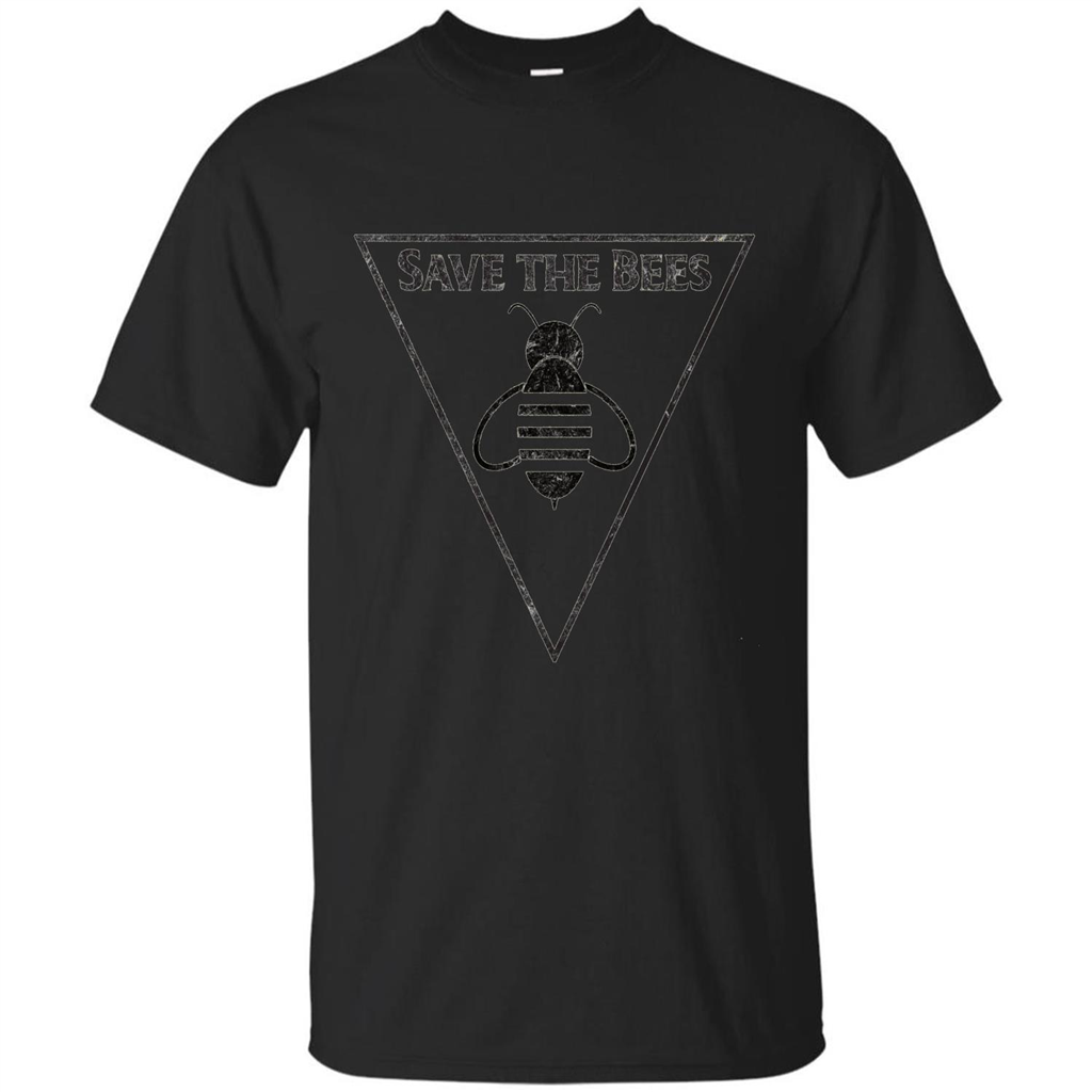 Save The Bees Beekeepers Conservationist T-shirt Black