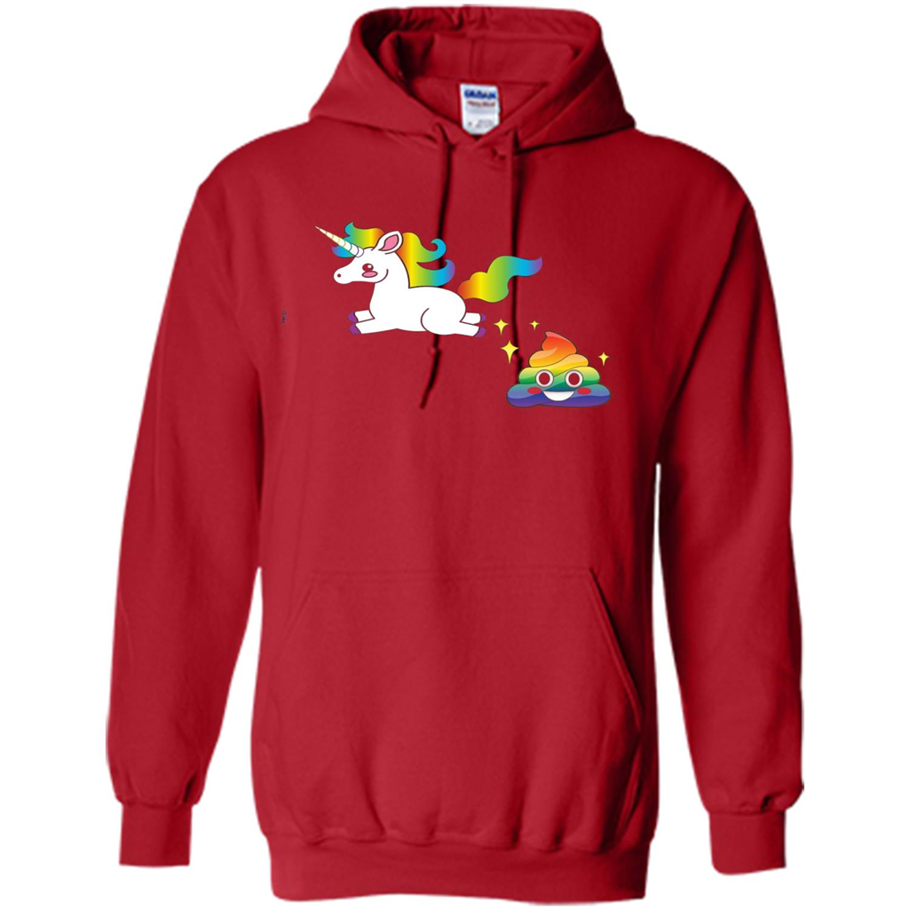 Unicorn Rainbow Poop Funny Cute Emojis T-shirt