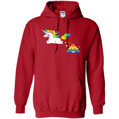 Unicorn Rainbow Poop Funny Cute Emojis T-shirt