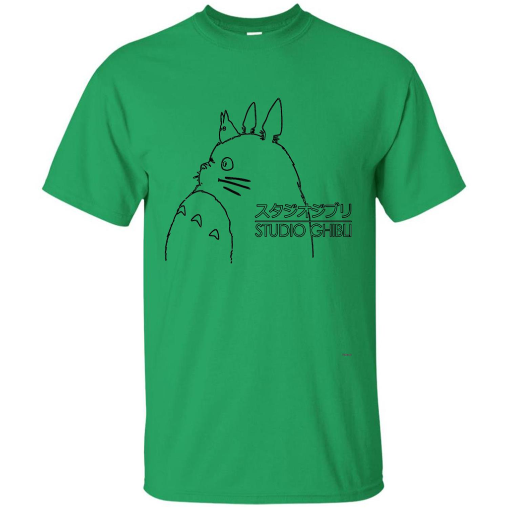 Cartoon T-shirt Studio Ghibli Totoro For Kids Irish Green