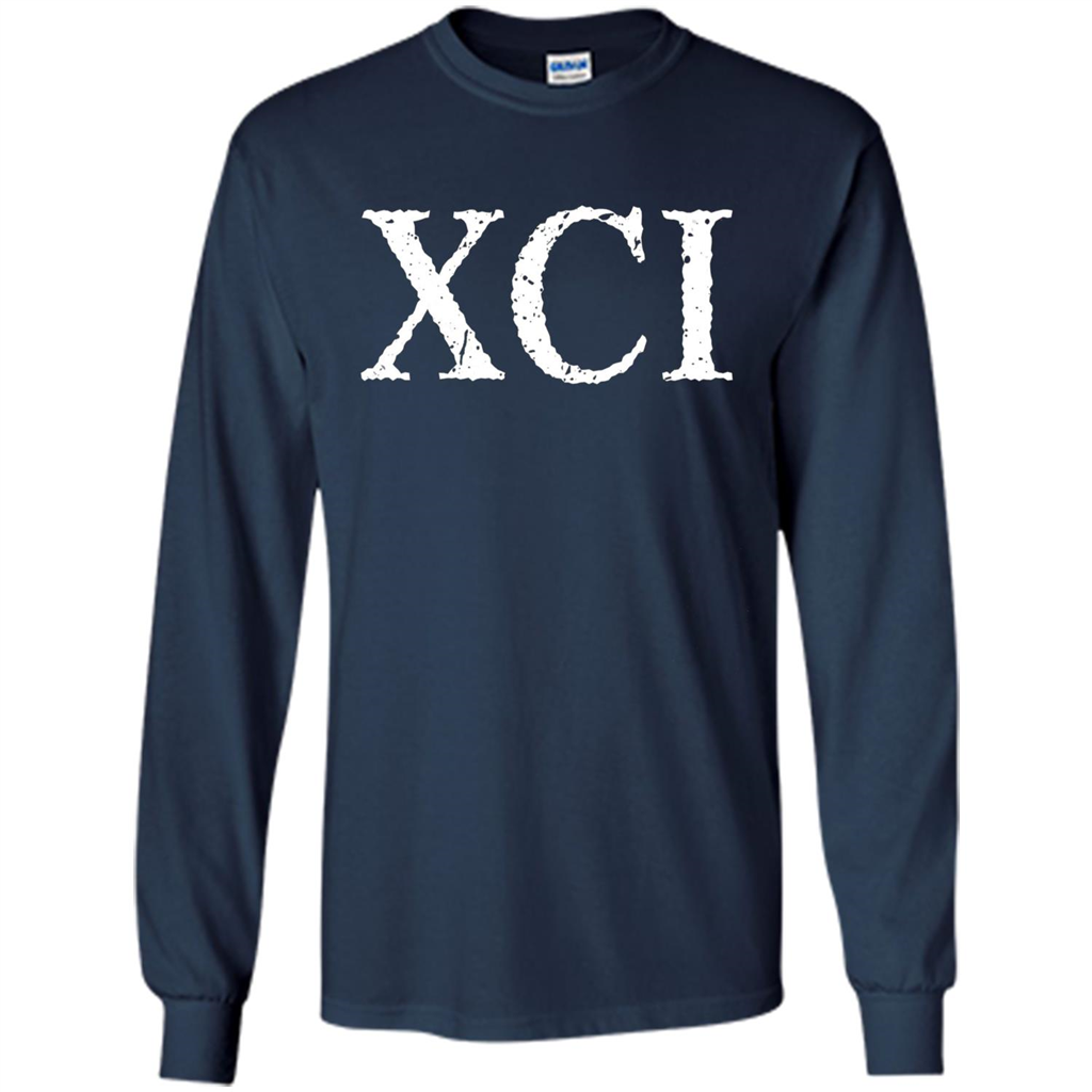 Roman Numeral 91 XCI Shirt Navy