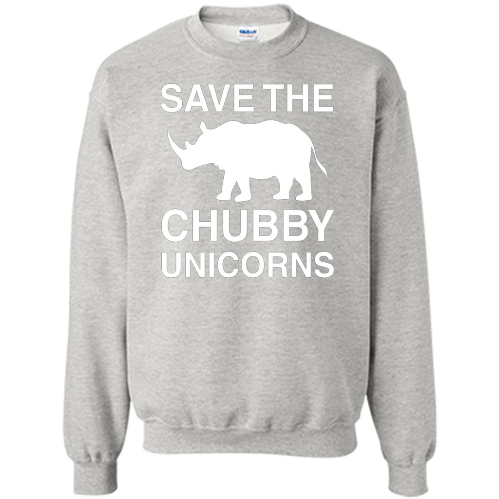 Save the Chubby Unicorns T Shirt For Men, Womens, and Kids Ash