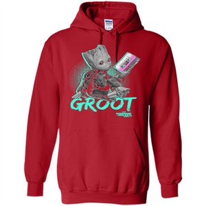 Marvel Groot Guardians of Galaxy 2 Mix Tape Graphic T-Shirt