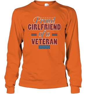 Proud Girlfriend Of A Veteran Shirt Long Sleeve T-Shirt