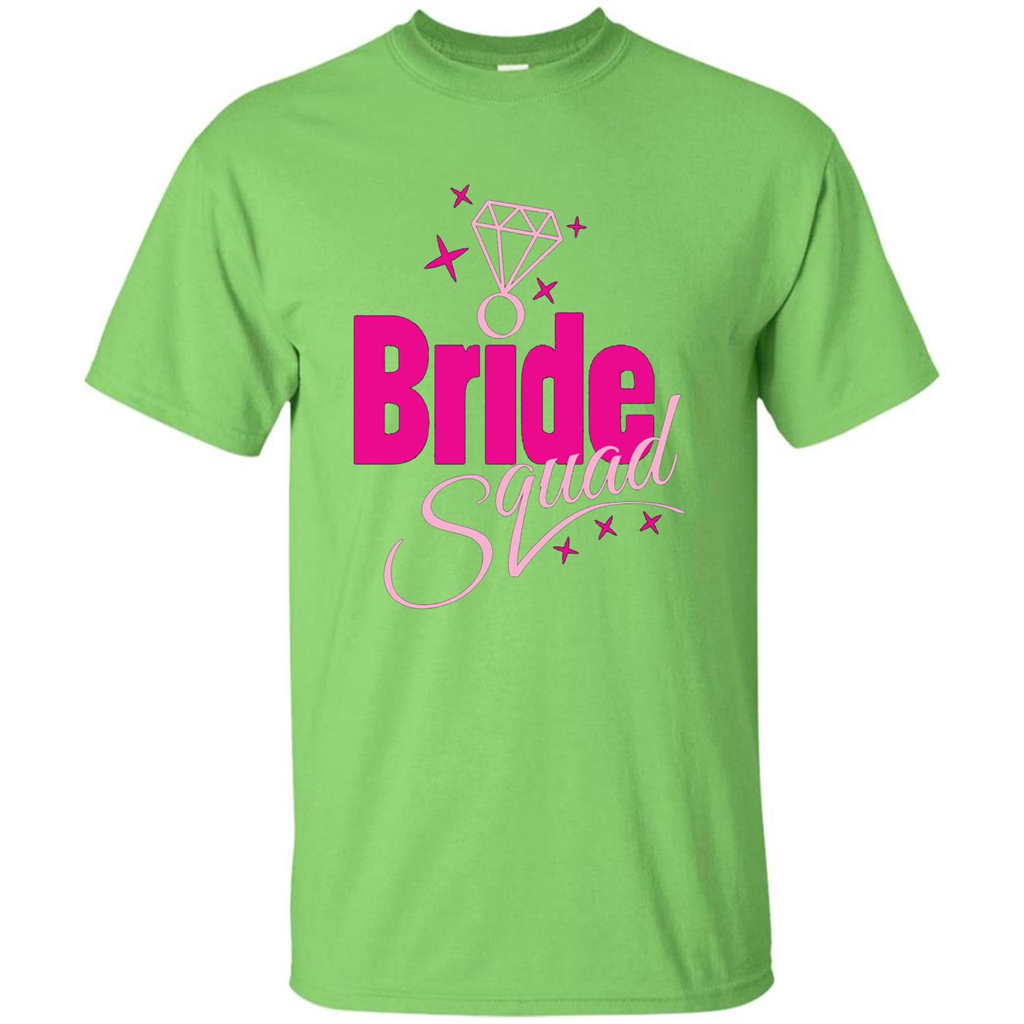 Bride Squad Bachelorette Party T-shirt Lime