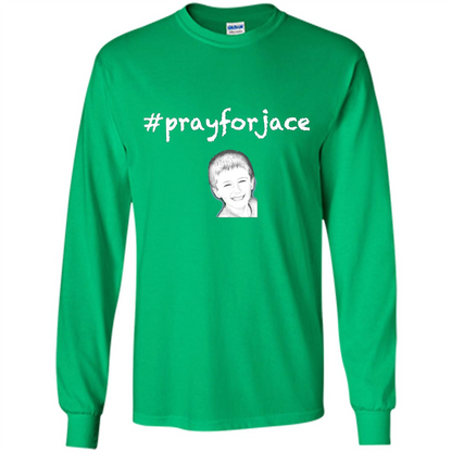 Pray for Jace T-shirt Irish Green