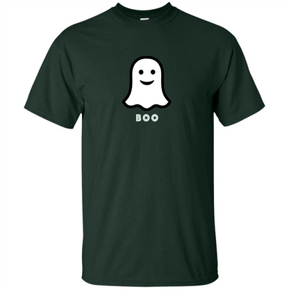 Boo Ghost T-shirt Forest Green