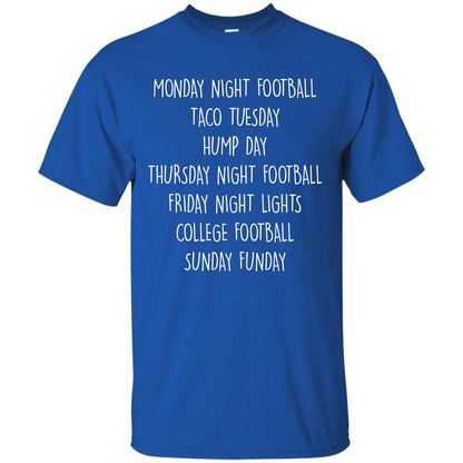 Football T-shirt Monday Night Football Taco Tuesday Royal