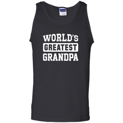 Men's World's Greatest Grandpa T-shirt Black