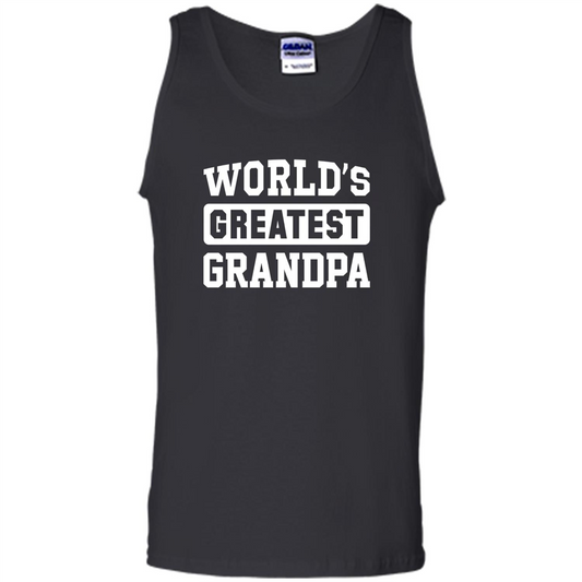 Men's World's Greatest Grandpa T-shirt Black