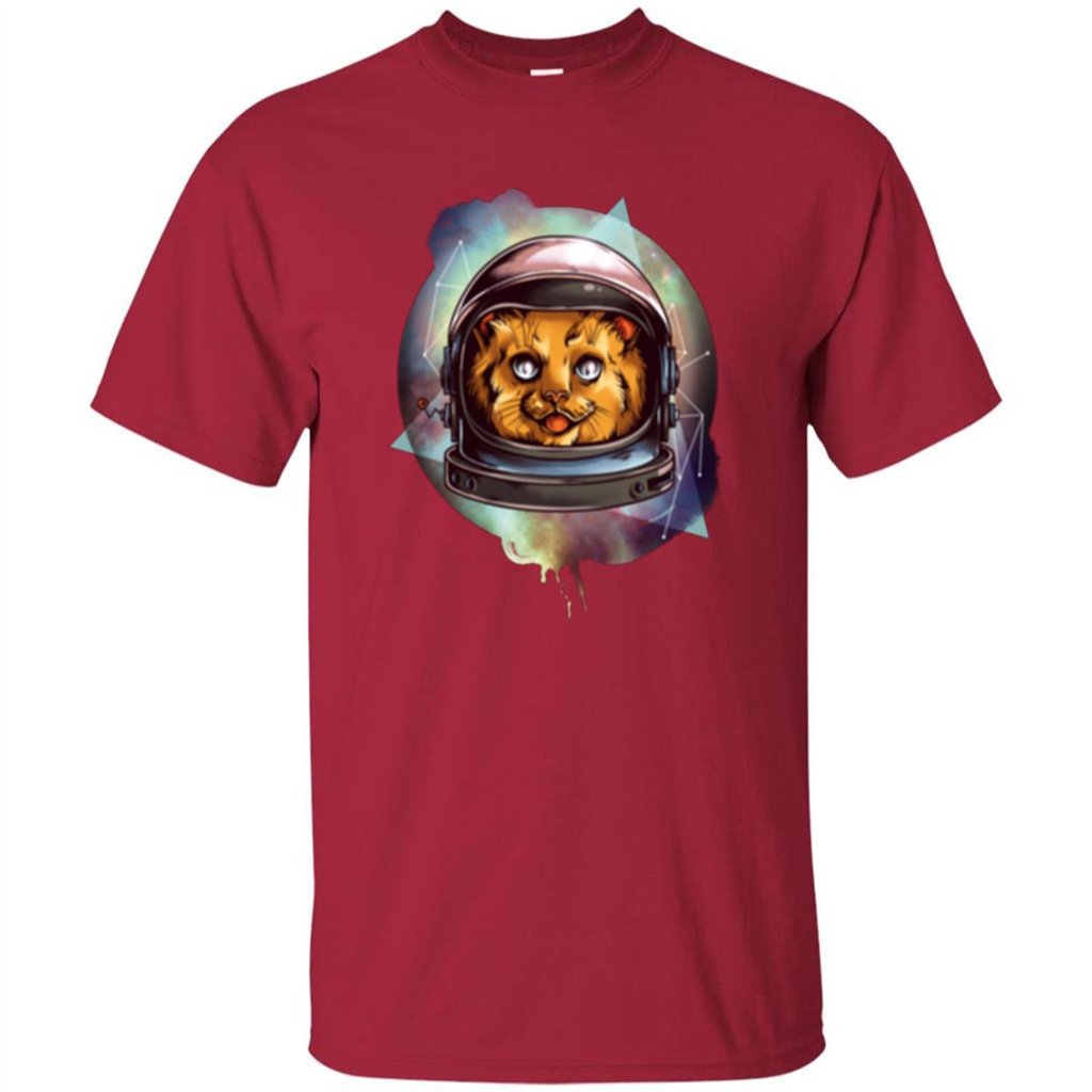 Space Kitty T-shirt Cardinal