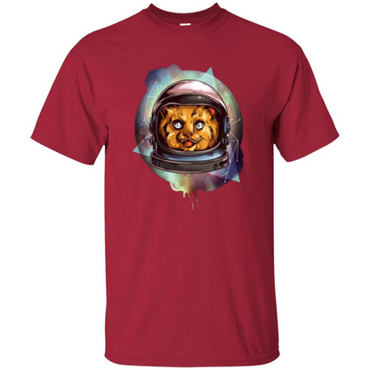 Space Kitty T-shirt Cardinal