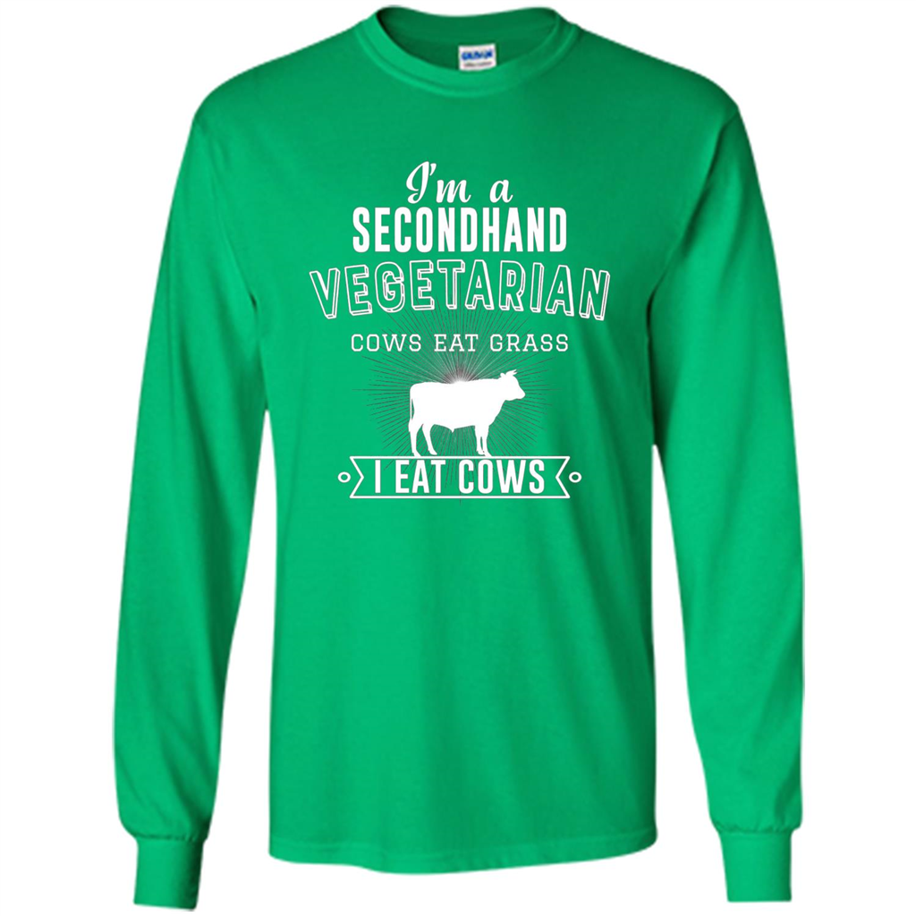 Secondhand Vegetarian T-shirt Funny Vegetarian T-shirt