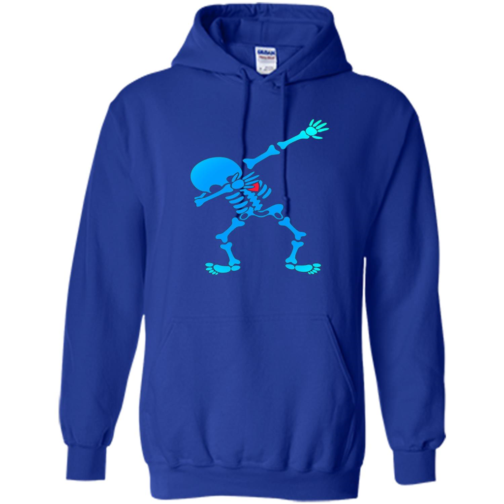 Dabbing Skeleton Halloween 2017 T-shirt Royal