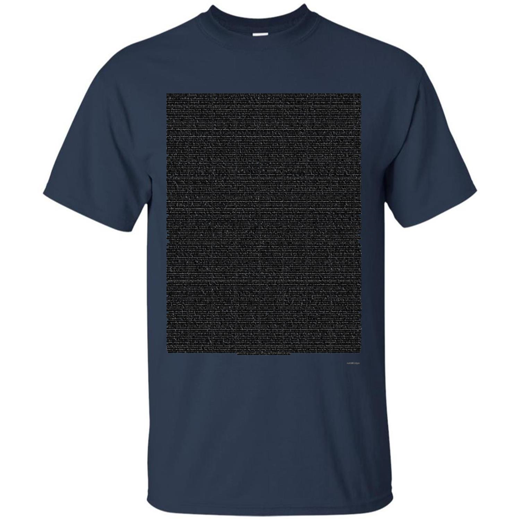 Bee Movie Script T-shirt Navy