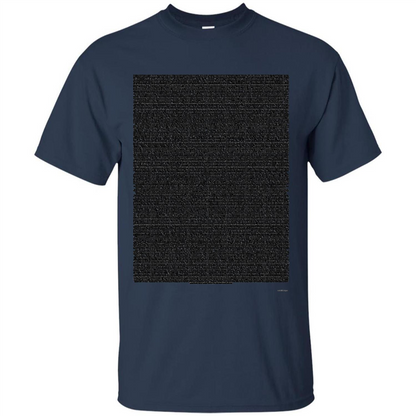Bee Movie Script T-shirt Navy