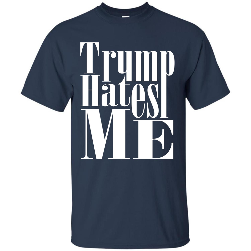 President America Hates Me T-shirt Navy