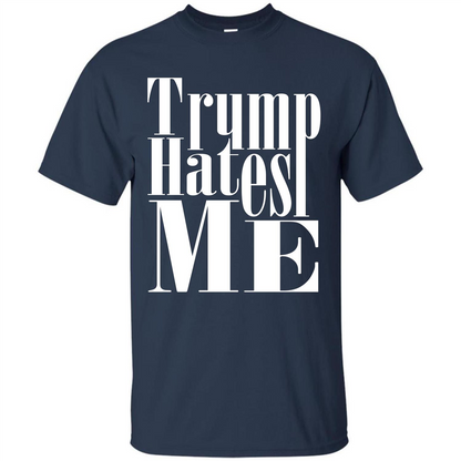 President America Hates Me T-shirt Navy