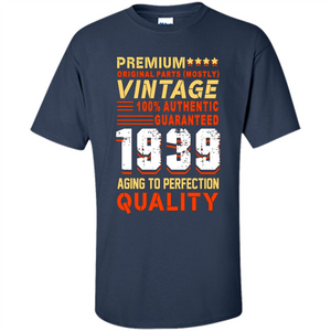 Funny Birthday T-shirt Vintage 1939