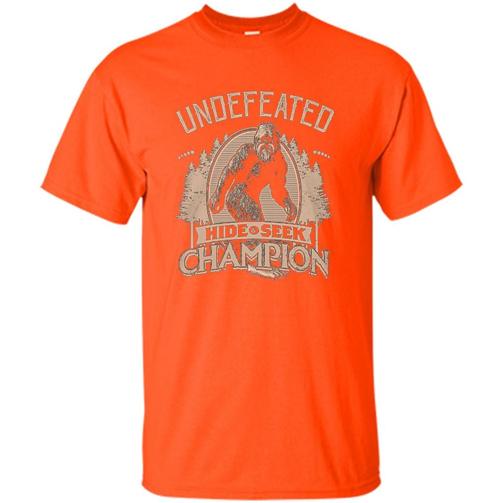 Undefeated Hide Seek Champion T-shirt Orange