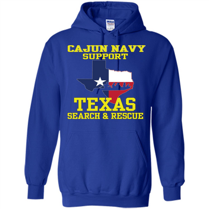 Cajun Navy Support Texas Search And Rescue T-shirt Royal