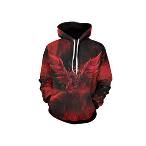 Yu-Gi-Oh! Black Rose Dragon 3D Hoodie