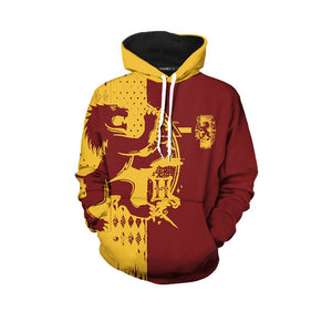 Quidditch Gryffindor Harry Potter New Look 3D Hoodie