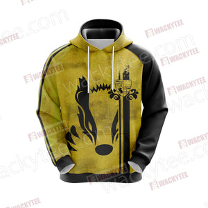 Harry Potter - Hufflepuff House Quidditch Unisex 3D Hoodie