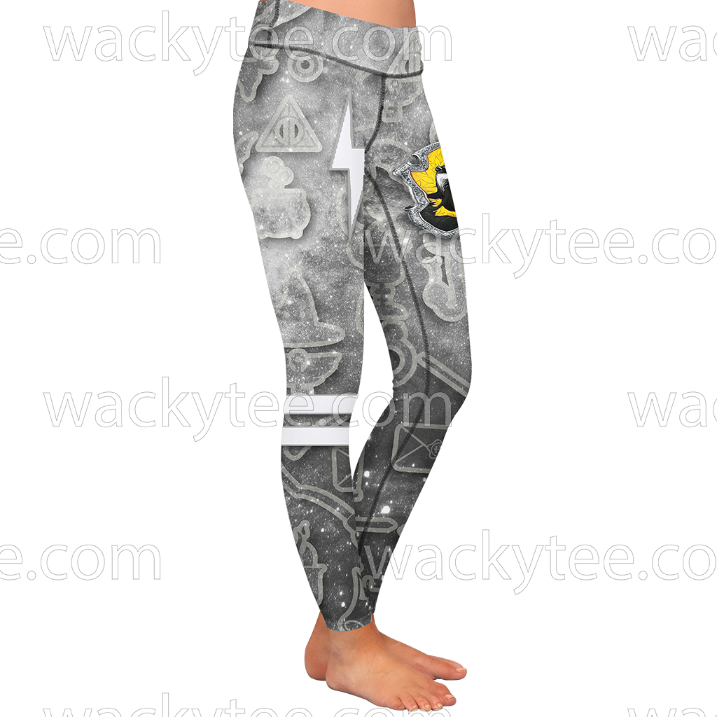 Hufflepuff Logo Harry Potter New Collection 3D Leggings