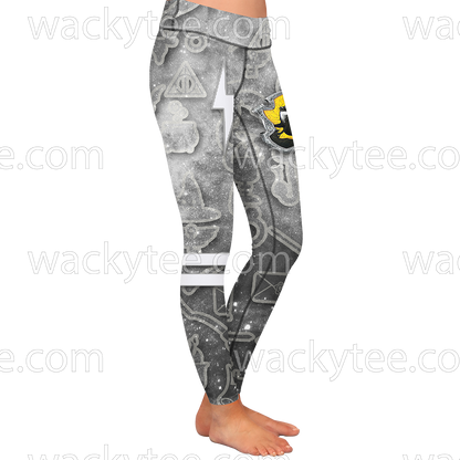 Hufflepuff Logo Harry Potter New Collection 3D Leggings