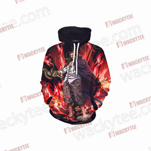 One Piece Red-Haired Shanks 3D Hoodie