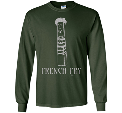 Vintage Paris French Fry T Shirt Men Women and Kids t-shirt Forest Green