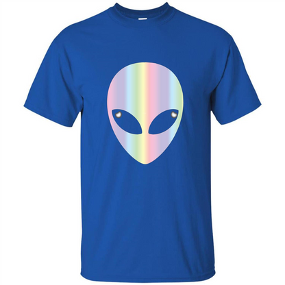 Alien Head T-shirt Royal