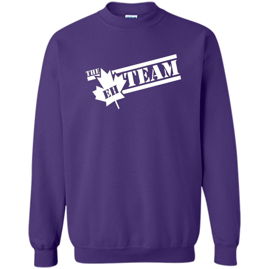 Funny The EH Team Canada T-shirt Purple