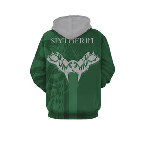 Quidditch Slytherin Harry Potter New Look Unisex 3D Hoodie