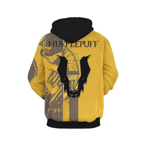 Quidditch Hufflepuff Harry Potter New Look 3D Hoodie