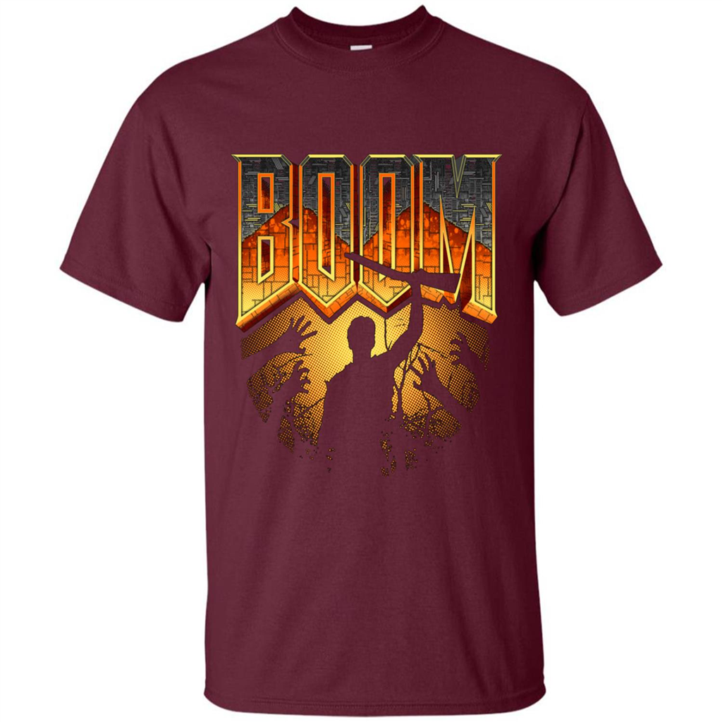 This Is My Boomstick T-Shirt Maroon