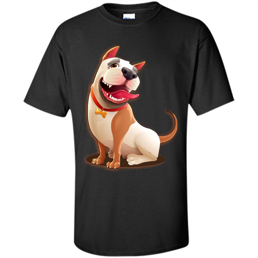 Cute Dog T-shirt Black