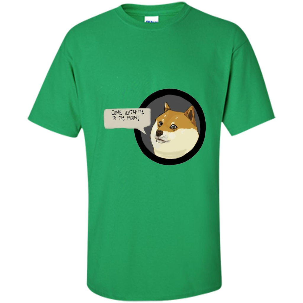 Love Dog T-shirt Come With Me To The Moon Irish Green