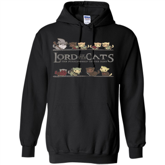 Lord Of Cats Funny T-shirt For Cat Lovers T-shirt Gold