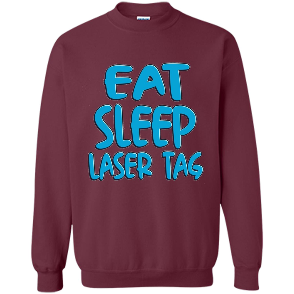 Eat Sleep Laser Tag T-shirt Maroon
