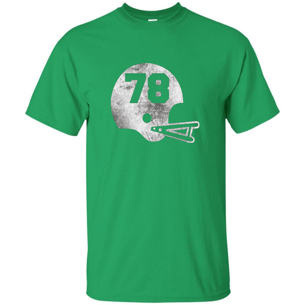 Football Number 78 T-shirt Player Number Irish Green
