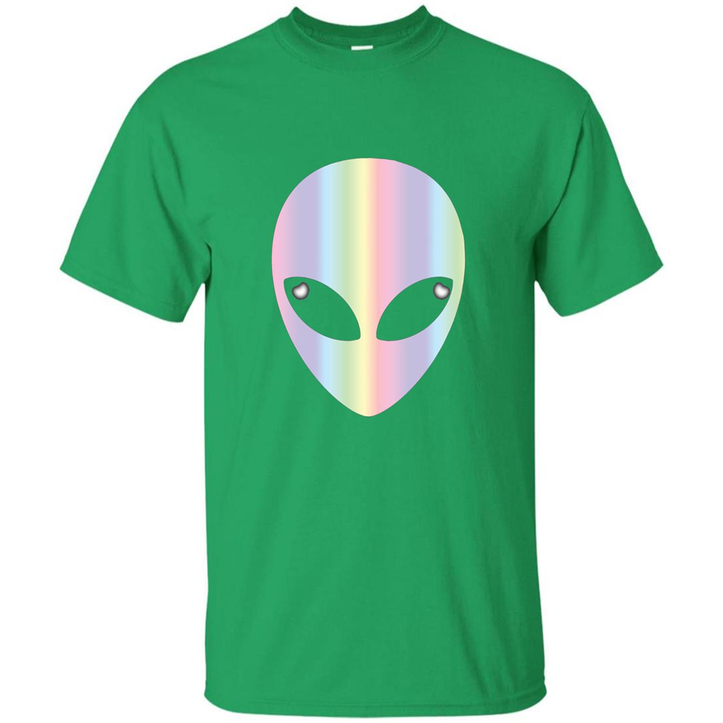 Alien Head T-shirt Irish Green