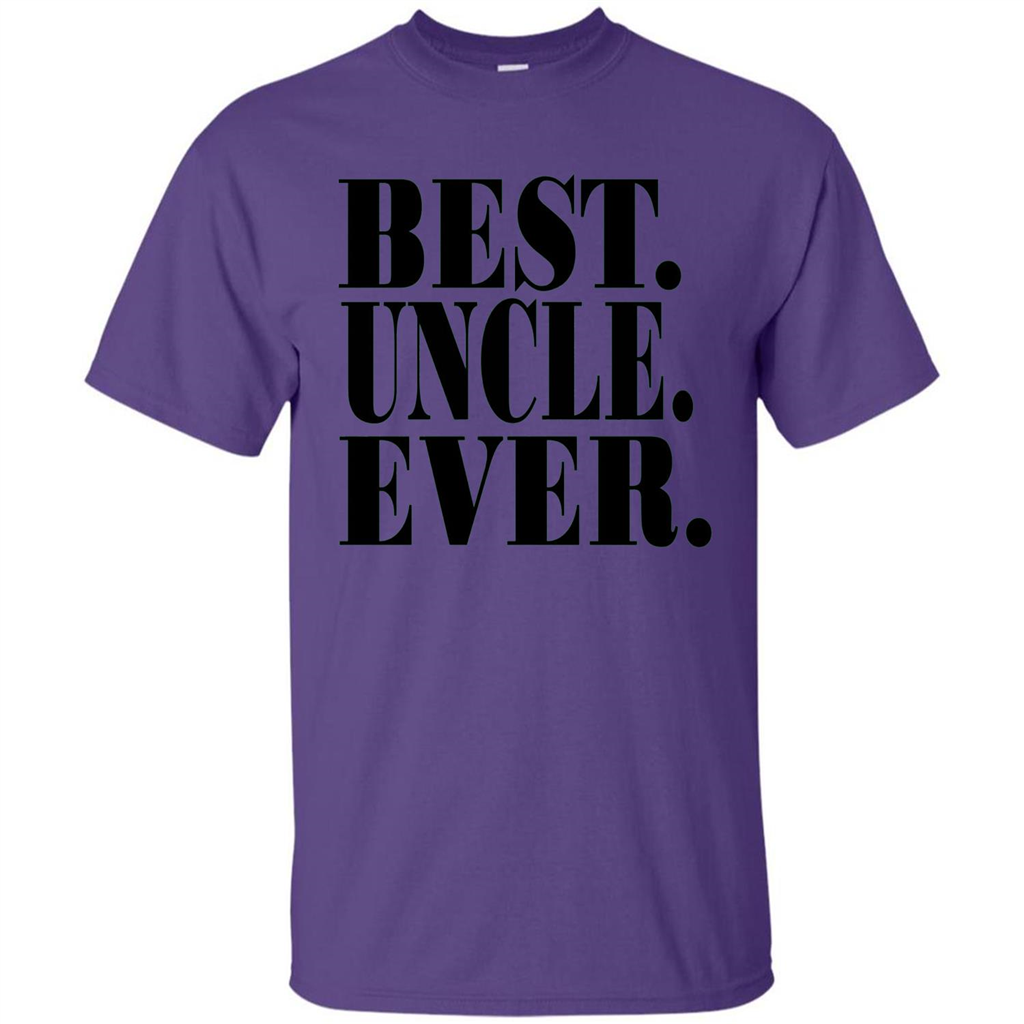 Best Uncle Ever T-shirt Purple