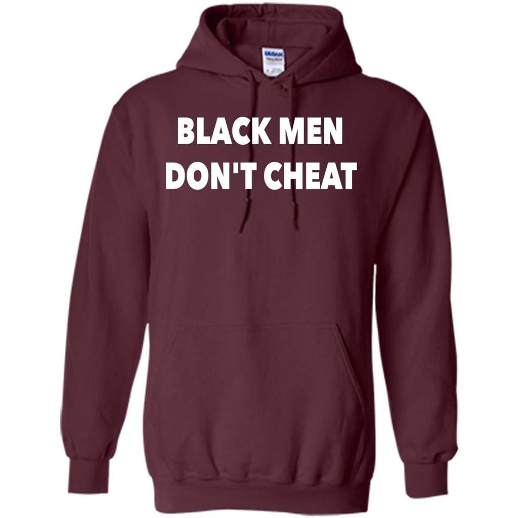 Black Men Dont Cheat T-shirt Maroon