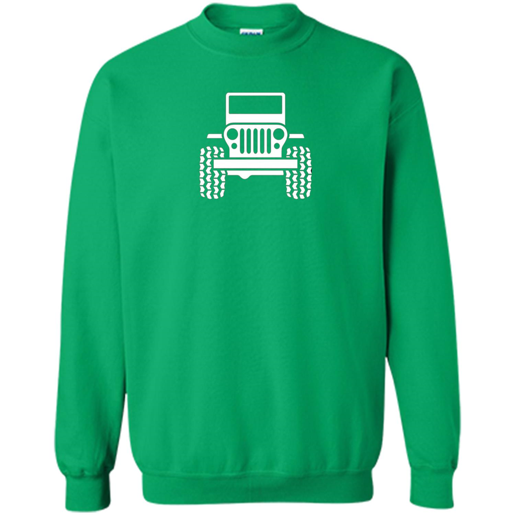 Funny Jeep T-Shirt Jeep Emoji Irish Green