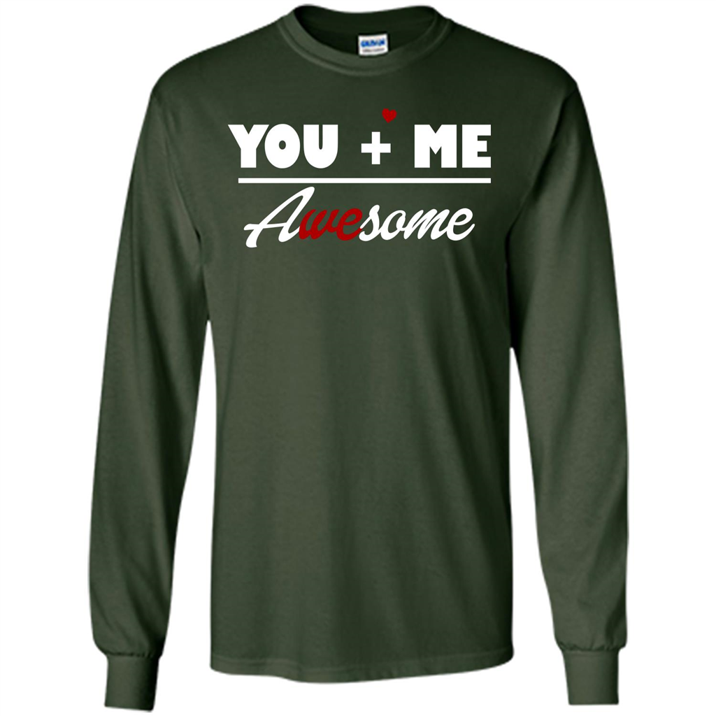 Love T-shirt You and Me Awesome Forest Green